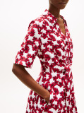 Multi Textured Tie Front Mini Shirt Dress  Women