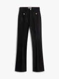 Black Black High Rise Bootcut Jeans  Women