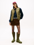 Green Lightweight Padded Quilted Gilet  Women