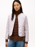 Purple Lightweight Water Repellent Padded Quilted Jacket  Women