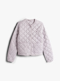 Purple Lightweight Water Repellent Padded Quilted Jacket  Women
