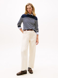 Multi Jersey Gold-Tone Button Jumper  Women