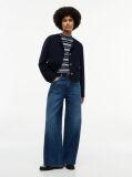 Multi Mock Neck Slim Long Sleeve Top  Women