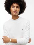 Beige Mock Neck Slim Long Sleeve Top  Women