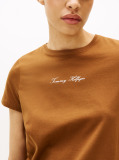 Χακί T-Shirt Με Λογότυπο  Γυναίκες