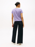 Purple Textured Logo T-Shirt  Women