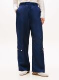 Blue The Runway Collection Linen Blend Cargo Trousers  Women