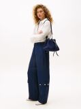 Blue The Runway Collection Linen Blend Cargo Trousers  Women