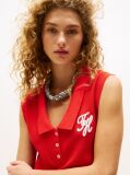 Red The Runway Collection Sleeveless Midi Polo Dress  Women