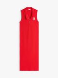 Red The Runway Collection Sleeveless Midi Polo Dress  Women