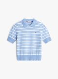 Multi Short Sleeve Polo Jumper  Women