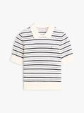 Multi Short Sleeve Polo Jumper  Women