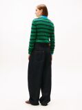 Blue High Rise Loose Balloon Leg Jeans  Women