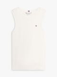 Beige Slim Crew Neck Tank Top  Women