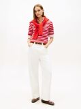 Multi Regular Fit Pique Zip Polo Shirt  Women