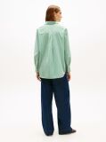 Multi Oversized Fit Logo Embroidery Shirt  Women