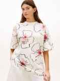 Multi Floral Graphic Relaxed Oversized T-Shirt  Women