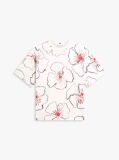 Multi Floral Graphic Relaxed Oversized T-Shirt  Women