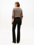 Black Mid Rise Bootcut Black Jeans  Women