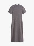 Grey Festive Metallic Slim Midi Bodycon Dress  Women