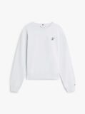 Blue Logo Embroidery Terry Sweatshirt  Women
