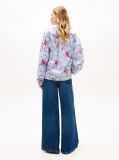 Multi Relaxed Fit Poplin V-Neck Blouse  Women
