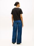 Μαύρο Boxy T-Shirt Με Πλέξη Interlock  Γυναίκες