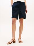 Blue Washed Regular Chino Bermuda Shorts  Women