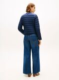 Blue Water Repellent Lightweight Down Slim Jacket  Women