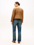 Brown Water Repellent Lightweight Down Slim Jacket  Women