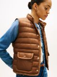 Brown Lightweight Down Slim Gilet  Women