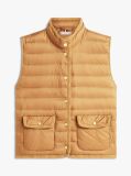 Brown Lightweight Down Slim Gilet  Women