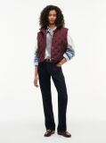 Red Flag Down Lightweight Quilted Gilet  Women