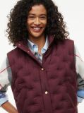Red Flag Down Lightweight Quilted Gilet  Women