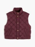 Red Flag Down Lightweight Quilted Gilet  Women