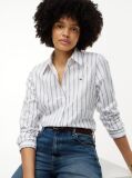 Multi Regular Fit Flag Embroidery Poplin Shirt  Women