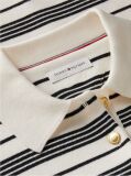 Multi Premium Knit Gold-Tone Button Polo Jumper  Women