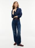 Blue Sarah High Rise Straight Faded Jeans  Women