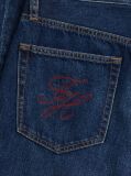 Blue Sarah High Rise Straight Faded Jeans  Women