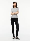 Black Como Mid Rise Skinny Black Jeans  Women