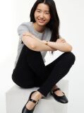 Black Como Mid Rise Skinny Black Jeans  Women