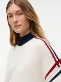 Beige Pure Wool Oversized Mock Neck Jumper  Women