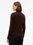 Brown Pure Wool Slim Turtleneck Jumper  Women