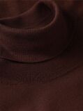 Brown Pure Wool Slim Turtleneck Jumper  Women