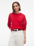 Red Pure Cashmere Relaxed Crew Neck Jumper  Women