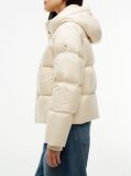 Beige Logo Embroidery Water Repellent Down Jacket  Women