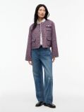 Multi Double-Faced Wool Blend Jacquard Slim Jacket  Women