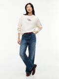 Beige Logo Relaxed Terry Sweatshirt  Women