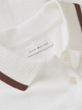 Beige Relaxed Fit Logo Polo Shirt  Women