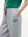 Grey Terry Straight Leg Joggers  Women